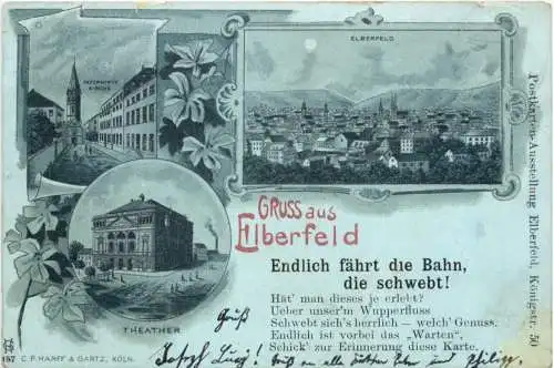 Gruss aus Elberfeld - Litho -730150