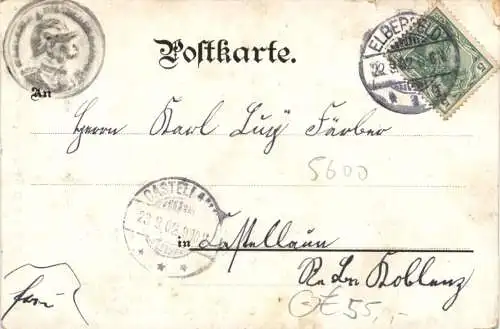 Gruss aus Elberfeld - Litho -730150