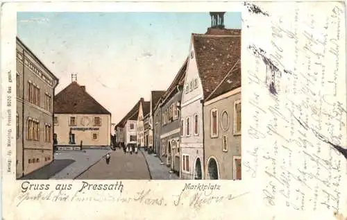 Gruss aus Pressath - Marktplatz -730276