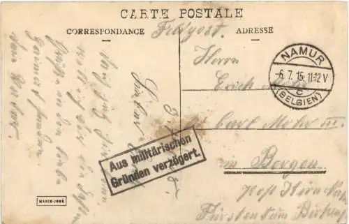 Namur - La Sambre - Feldpost -730228