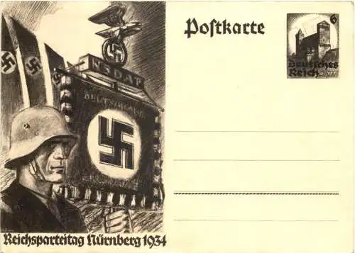 Reichsparteitag 1934 - Ganzsache -730308