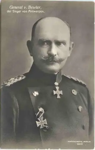 General v. Beseler - der Sieger von Antwerpen -730440