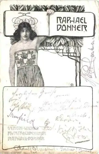 Künstler Ak Raphael Donner - Jugendstil -730512