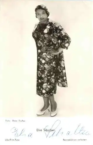 Elsa Scholten mit Autogramm -730592