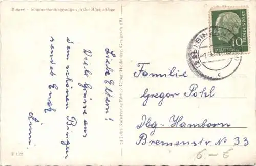 Bingen - Sommersonntagmorgen in der Rheinanlage -730528