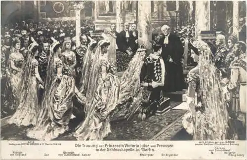 Trauung der Prinzessin Victoria Luise von Preussen -730496