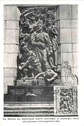 Warschau - Mahnmal des Warschauer Ghetto Aufstandes -730810