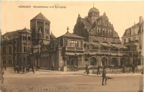 München - Künstlerhaus und Synagoge -730838