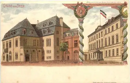 Gruss aus Trier - Litho -731102