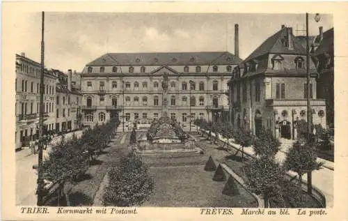 Trier - Kornmarkt mit Postamt -731242