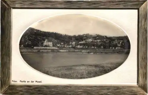 Trier - Partie an der Mosel - Prägekarte -731110