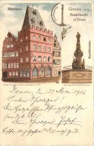 Gruss aus Trier - Litho -731108