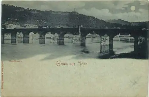 Gruss aus Trier - Moselbrücke -731536