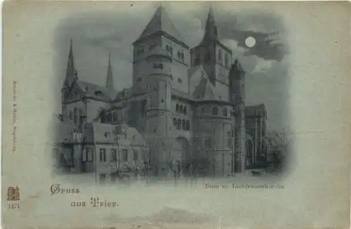 Gruss aus Trier - Dom und Liebfrauenkirche -731556