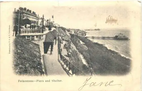 Folkestone - Piers and Shelter -731820