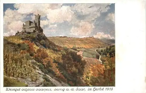 Serrig a. d. Saar - Weingut Schloss Saarfeld - Herbst 1915 -731860