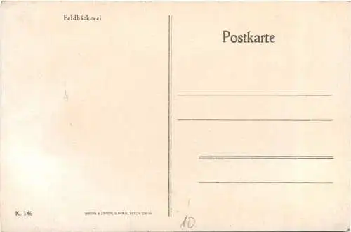 WW1 - Feldbäckerei -732166