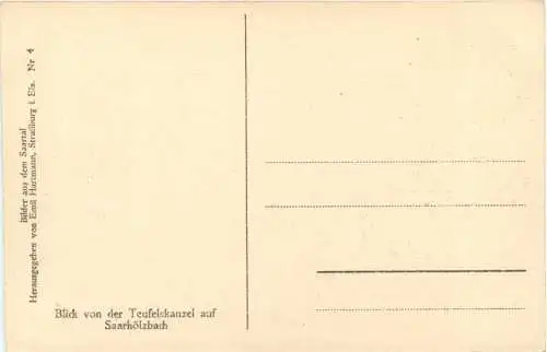 Teufelskanzel auf Saarhölzbach -731938