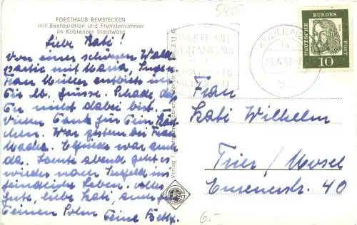 Koblenz - Forsthaus Remstecken -731958