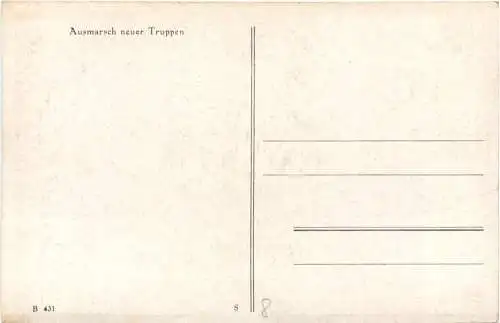 WW1 - Ausmarsch unserer Truppen -732116