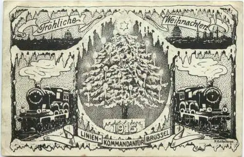 Linien Kommandantur Brüssel - Frohe Weihnachten -732382