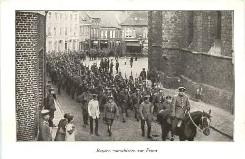 WW1 - Bayern marschieren zur Front -732140