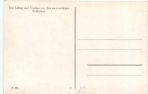 WW1 - Zweistöckige Erdhütten -732252