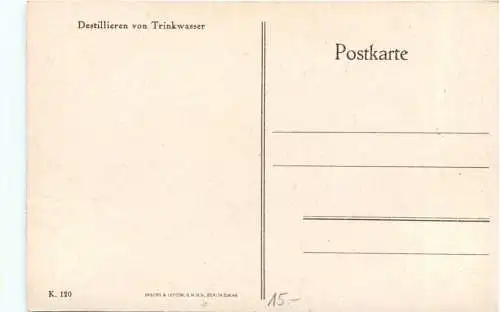 WW1 - Destilieren von Trinkwasser -732220