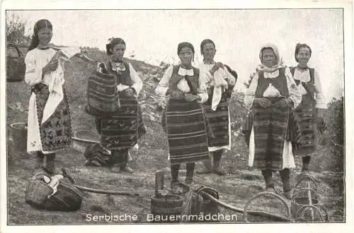 WW1 - Serbische Bauernmädchen -732238