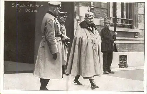 WW1 - Der Kaiser in Douai -732278