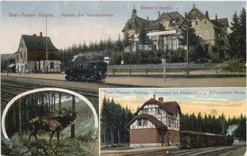 Drei-Annen-Hohne - Station der Brockenbahn -732584