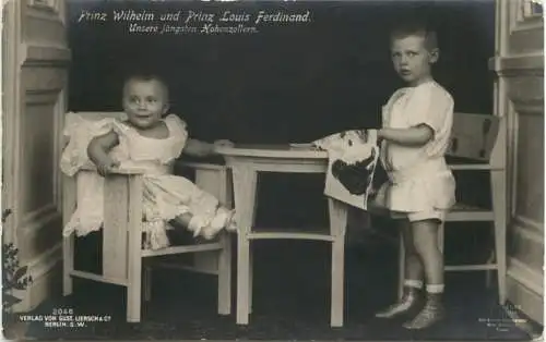 Prinz Wilhelm und Prinz Louis Ferdinand von Preussen -732862