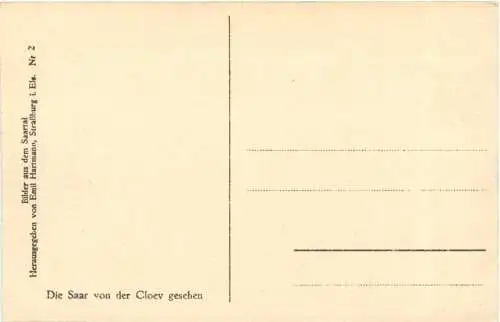 Die Saar von der Cloef bei Orscholz -732494
