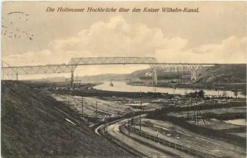 Holtenauer Hochbrücke über dem Kaiser Wilhelm Kanal -732976