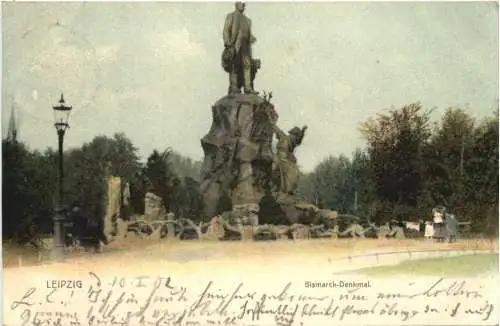Leipzig - Bismarck Denkmal -733156