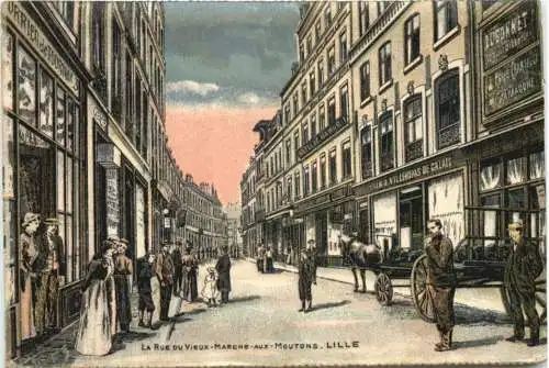 Lille - La Rue du Vieux Marche aux Moutons -733242