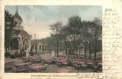 Berlin - Hauptrestaurant im Landesausstellungspark -733216