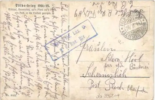 Völkerkrieg 1914/15 - Feldpost -733272