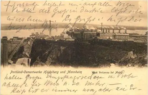 Portland Cementwerke - Werk Weisenau bei Mainz -733250