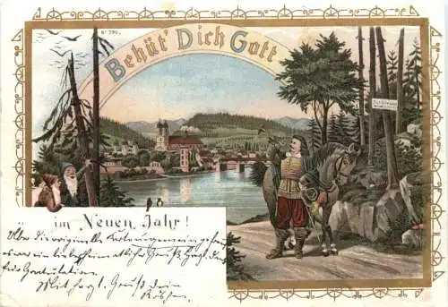 Bad Säckingen - Behüt dich Gott - Litho -733622
