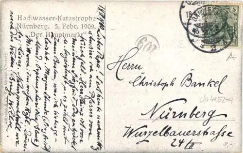 Nürnberg - Hochwasser Katastrophe 1909 -733460