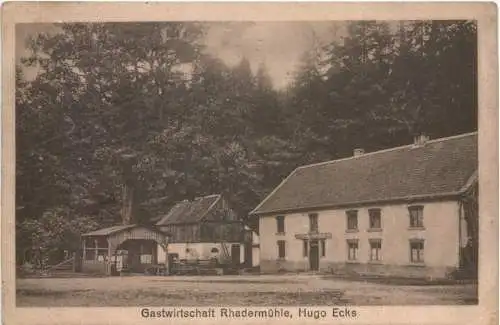 Gastwirtschaft Rhadermühle bei Oberbrügge - Halver -733374