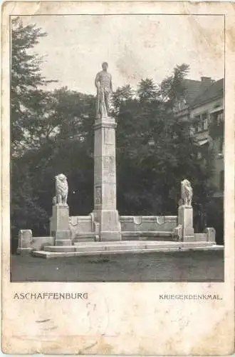 Aschaffenburg - Kriegedenkmal -733600