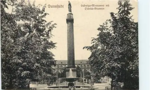 Darmstadt - Ludwigs Monument -733634