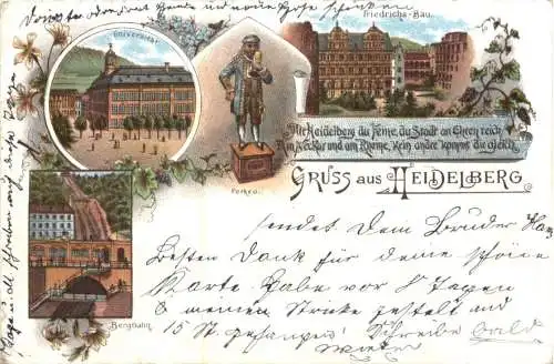 Gruss aus Heidelberg - Litho -734212