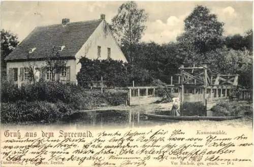 Gruß aus dem Spreewald - Kannomühle -734130