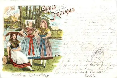 Gruss aus dem Spreewald - Litho -734326