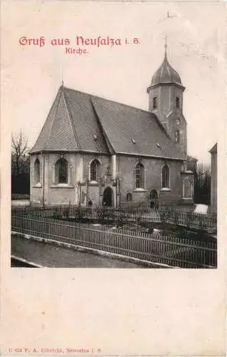 Gruss aus Neusalza in sachsen - Kirche -734144