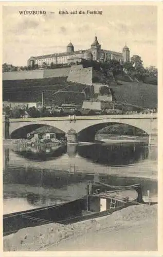 Würzburg - Blick auf die Festung -734476