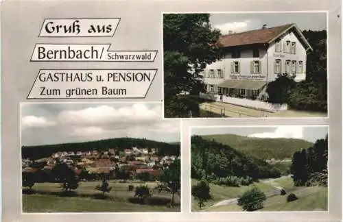 Gruß aus Bernbach - Gasthaus Zum grünen Baum -734364